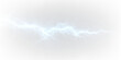 © tanandaa - Bright blue glowing electric strike flash power thunder effect. PNG