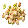 © ArzStudio - Healthy Pistachios Spread out on Bright White Background