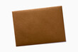© Tetra Images - Gold blank envelope on white background