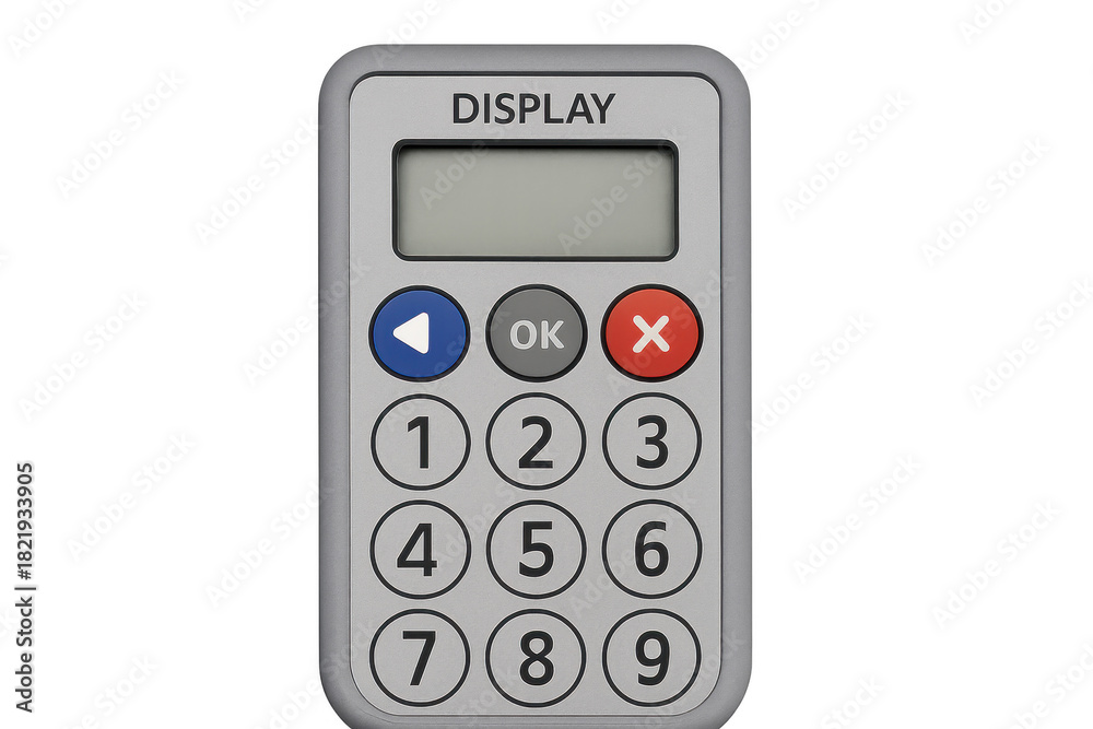 Banking security token generating one time password Stock Photo | Adobe ...