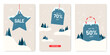 © Ivanka - Winter sale banners with snowy hanging tags, mountain landscapes and festive snowflakes. Perfect for seasonal promotions, holiday marketing, retail discounts, social media ads and winter shopping camp