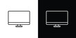 © Annimo - Monitor icons Vector Logo Template Illustration Design