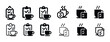 © Влада Яковенко - Coffee checklists and icons set featuring cups and checkmarks