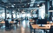© Ella - Abstract blurred interior modern office space with business people working banner background with copy space. High quality. High quality