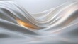 © Still Vision - Abstract Flowing White Fabric with Golden Light Accents