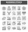© Icon - Collection of 25 Business Ethics Icons: A Guide to Ethical Business Practices