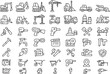 © Designhub - Construction and industrial equipment icon set Vector
