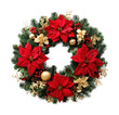 © Rawpixel.com - PNG Festive poinsettia wreath decoration