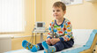 © Svetlana Borisova - Smiling child patient sitting in clinic chair