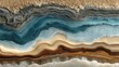 © Erni - Layered bands of sediment sand, water, foam, and mineral deposits