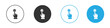 © Pop - Interactive icons logo vector EPS 10, flat vector illustrations