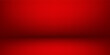 © Agung - Empty modern red studio room, used as background for display your products abstract