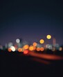 © JPminimal - Abstract city lights bokeh at night urban environment blurred view modern concept photography