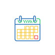 © Hendra - Calendar Schedule Icon: Important Date, Deadline, and Time Management Line Vector
