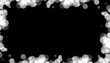 © chocoPhotos - シンプル・ドットフレーム：中央に大きなコピー空間を持つ、白と黒の抽象的なテクスチャ
