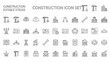 © Icon Master PNG - Construction Icon Set Editable Stroke Vector Graphics for Buildings and Tools