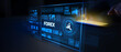 © Murrstock - Forex Trading and Currency Exchange Market Analysis in Financial Technology.