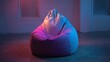 © Rere_Art151 - Colorful bean bag chair indoor