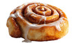 © Sumera - Delicious cinnamon roll with sweet icing isolated on transparent background
