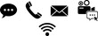 © Assem - Vector art of communication icons set