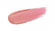 © Lasvu - A pink cosmetic product swatch or smear with a shiny, metallic finish.