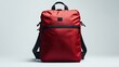 © Rina - Red backpack in studio light high resolution image
