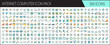 © SulaimanIslam - Internet and computer icon pack with 300 diverse linear symbols for modern digital concepts