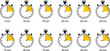 © raphinha - A grid of twelve stopwatch icons, each displaying a different time interval from 5 to 75 minutes, illustrating a range of durations for time management or event planning