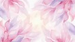 © akakxn - 水彩画調のピンクと紫の花の背景イラスト：パステルカラーの抽象的な花柄壁紙