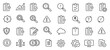 © vector by martin - business continuity icon set, vector illustration featuring planning, risk analysis, threat assessment, mitigation strategies, and management symbols, suitable for enterprise security, compliance