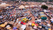 © Roger - Aerial shot of Techiman Lorry Station, Ghana