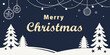 © Sohail - christmas greeting card with christmas tree with dark background