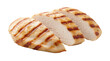 © Sofix - Grilled chicken breast slices isolated PNG, cooked poultry meat with grill marks on transparent background for healthy eating and food design