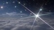 © Cozirlax - Light Beams Crisscrossing Through Misty Air Creating a Magical Atmosphere