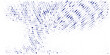 © Rosi - Abstract monochrome halftone pattern. Futuristic panel. Grunge dotted backdrop with circles, dots, point. Design element for web banners, posters, cards, wallpapers, sites. white and blue color