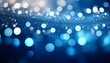 © Timothy - Serene Abstract Blue Bokeh Lights Background Featuring Defocused Sparkling Glowing Circles And Gentle Illumination