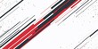 © Panuwat - Abstract digital art white background It has modern red black sporty