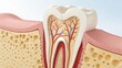 © Владислав Писитко - Tooth anatomy for dental education and health care