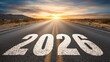 © Anat art - Long Road Ahead Marked With 2026, Representing Hope and Future Journeys Towards Bright Horizons
