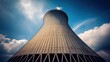 © Asmaa_Asmadi - Industrial Cooling Tower under Bright Blue Sky in Daylight
