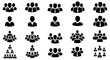 © Nurzhan - People crowd team symbol. JPEG version of vector icons.