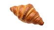 © Marcel - Golden brown croissant isolated on transparent background, delicious French pastry for breakfast and bakery concepts PNG