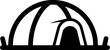 © Vexora Studio - Simple Minimalist Dome Shelter Icon Design Perfect for Camping, Architecture, and Survival