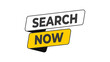 © gd-house - Search Now yellow action tag designed for instant searching, browsing, exploring, and navigating content across websites, apps, databases, and discovery platforms with clear urgency.