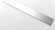 © Dinda - A long, narrow, rectangular piece of shiny metal on a white surface.