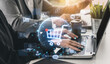 © InfiniteFlow - Concept of e-commerce and online shopping technology. A digital marketplace with a customer shopping cart, payment options, and worldwide delivery for a complete retail experience. Fermion