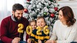 © NaVin - Happy Family Celebrating New Year 2026 at Home