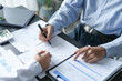 © Charlie's - Business People Meeting Design Ideas professional investor working new start up project. Concept. business planning in office.