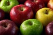 © Igor - Close-Up Texture: Mixed Colors of Shiny, Healthy Apple Fruits