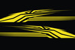 © md - Vibrant yellow speed lines abstract graphic design element pattern